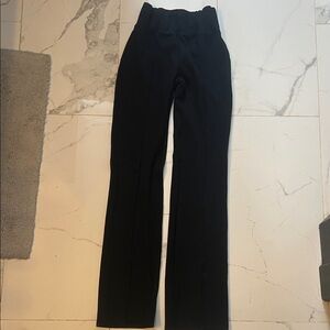 Abercrombie Black Women's front slit  Pants xs